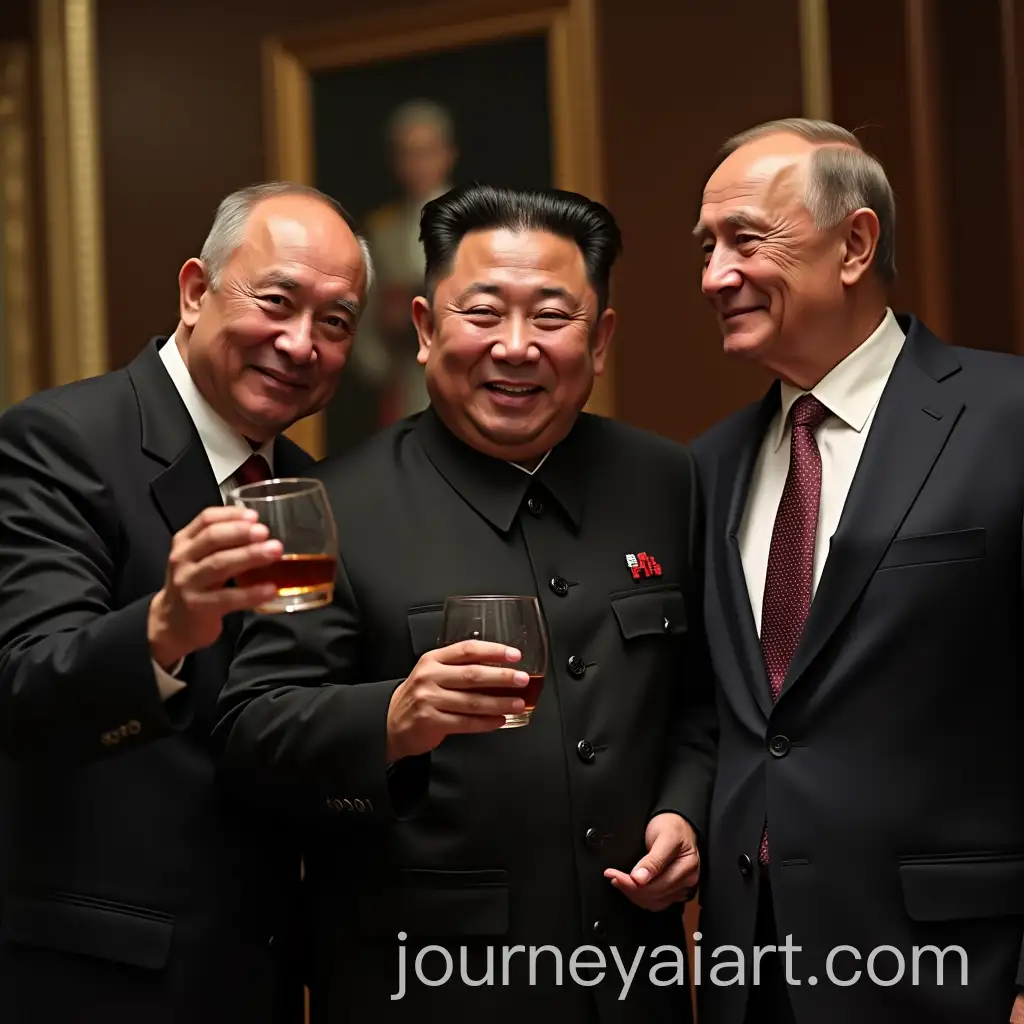 World-Leaders-Taking-a-Selfie-While-Drinking-Whiskey