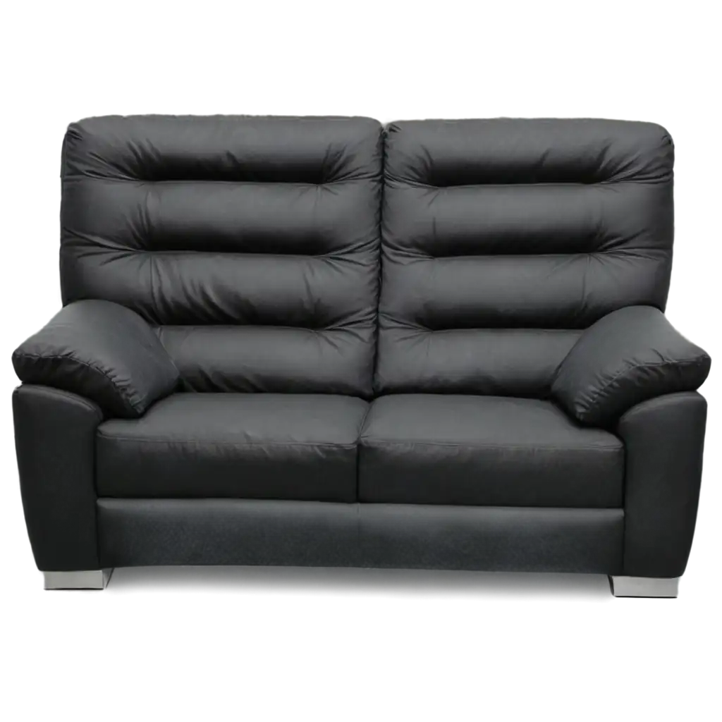 Stylish-Black-Sofa-PNG-Image-Perfect-for-Modern-Interior-Design