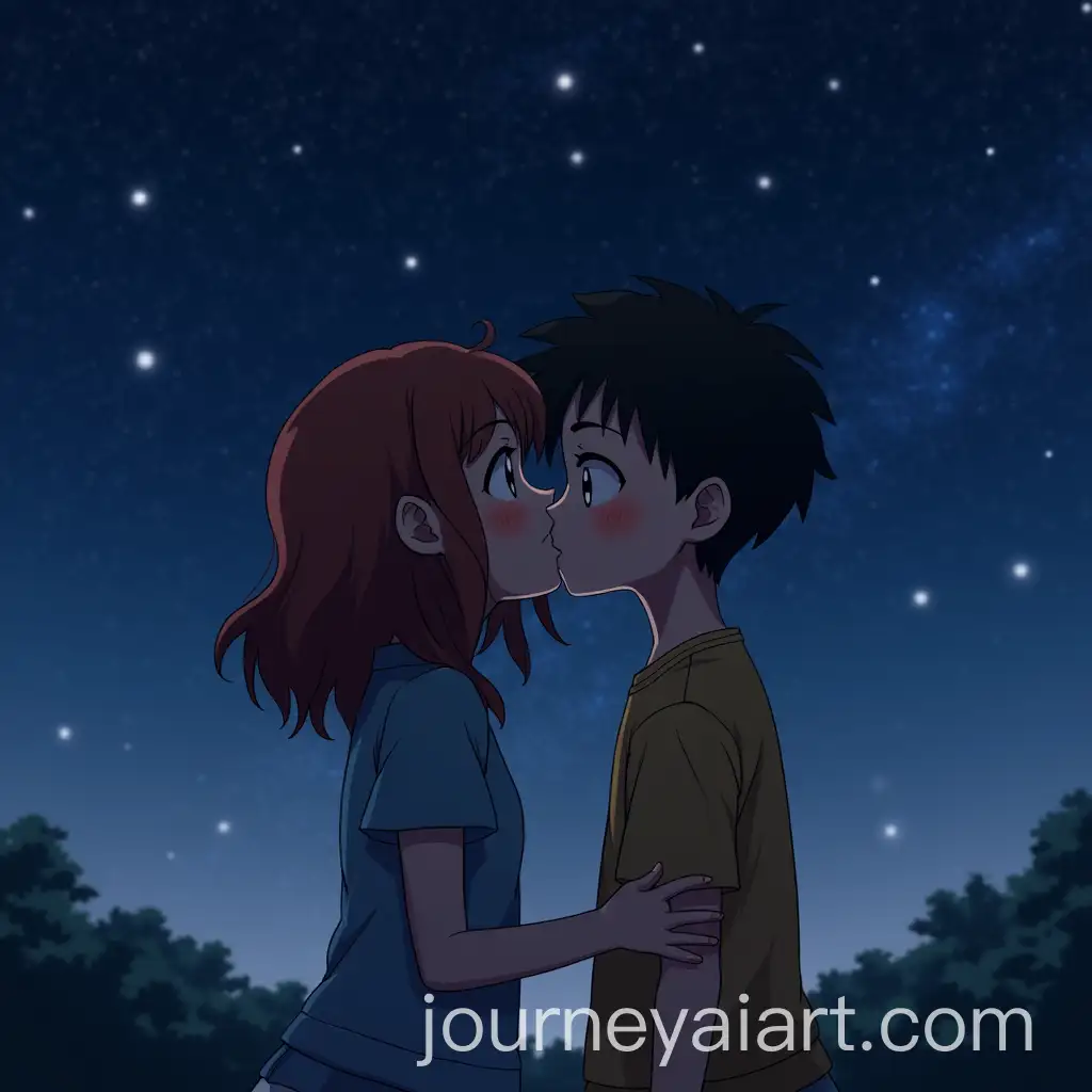 Anime-Couple-Kissing-Under-a-Starry-Night-Sky