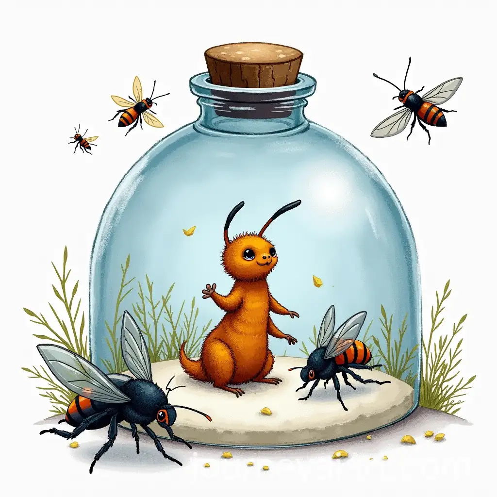 Insects-and-Inkpot-Inside-an-Igloo