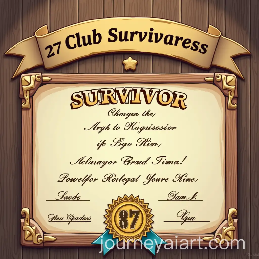 Certificate-Design-Celebrating-27-Club-Survivor-Achievement
