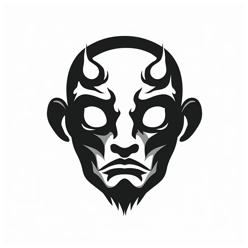 Black-and-White-Icon-of-an-AI-God-in-the-Minds-of-Feral-People