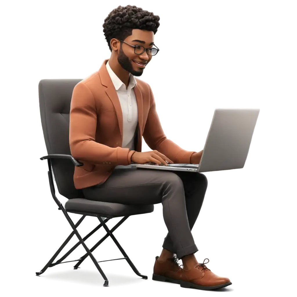 Illustration-of-a-Male-Person-Using-Computer-in-HighQuality-PNG-Format