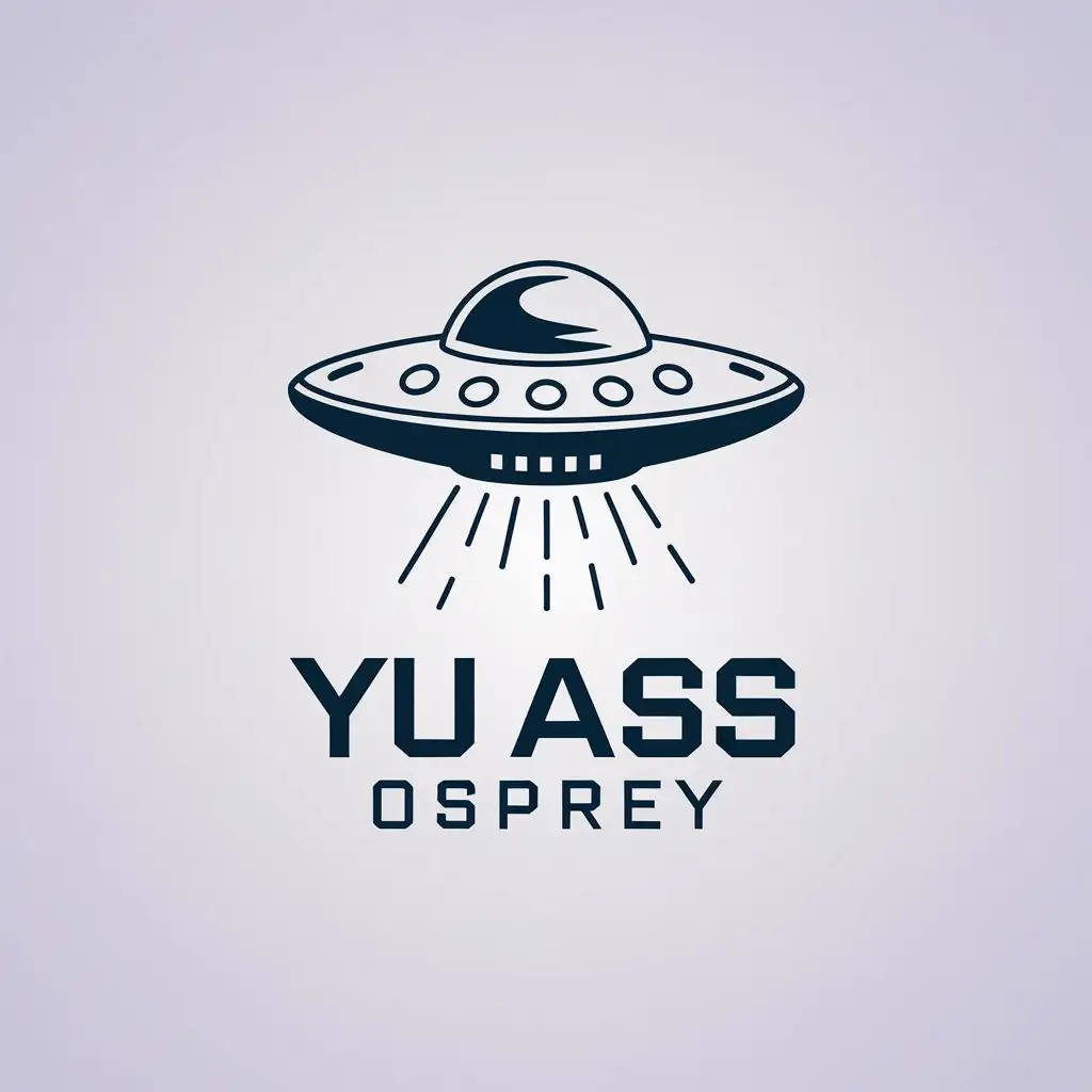 LOGO-Design-for-Yu-Ass-Osprey-Minimalistic-UFO-Flying-Saucer-in-Education-Industry