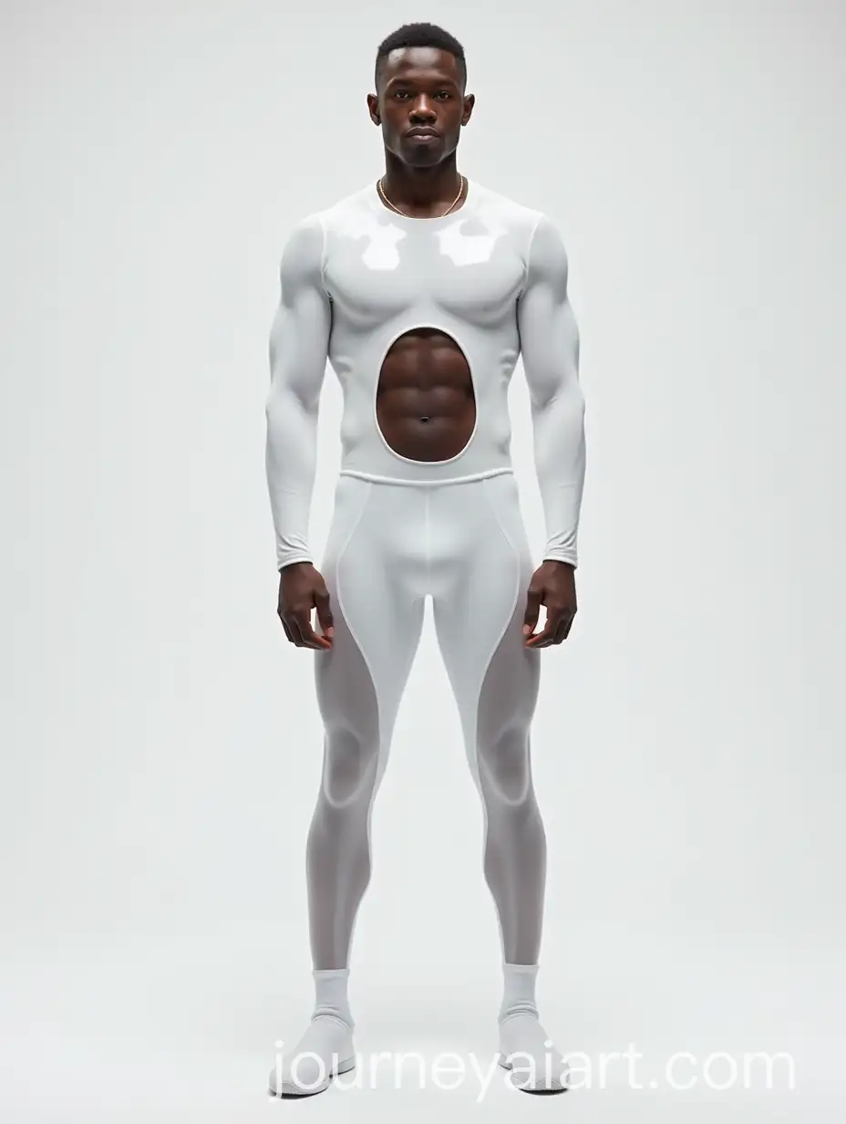 Athletic-Man-in-Glossy-White-Sports-Uniform-Standing