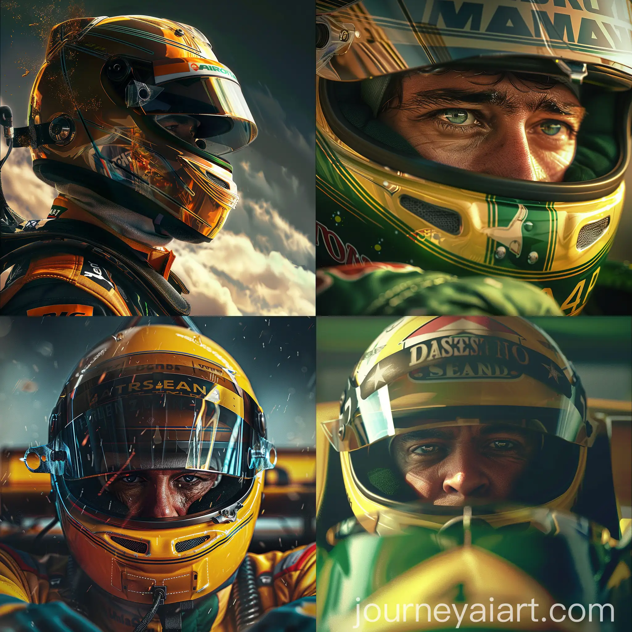 Photorealistic-Portrait-of-Brazilian-Formula-1-Champion-Ayrton-Senna