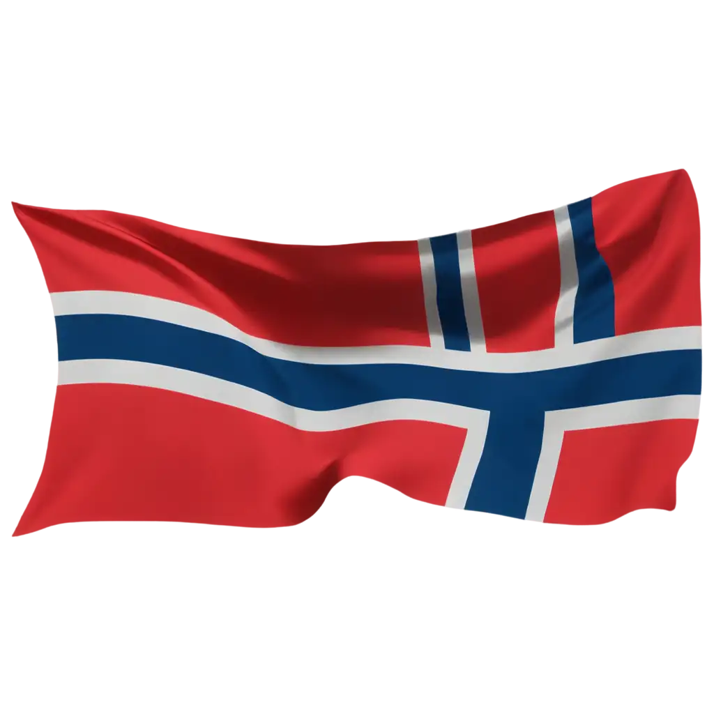 The flag of Norway