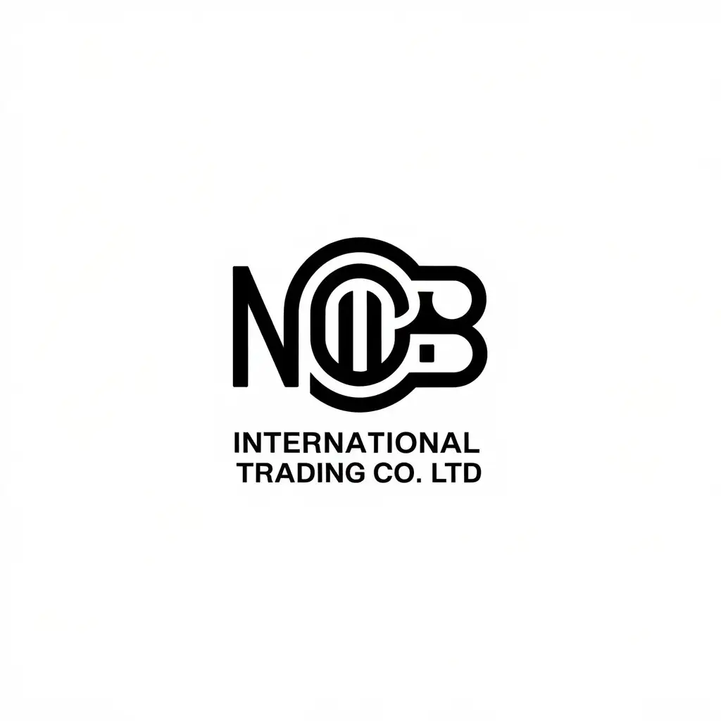 LOGO-Design-For-Nob-International-Trading-Co-LTD-Modern-TextBased-Design-with-Symbol-NOB