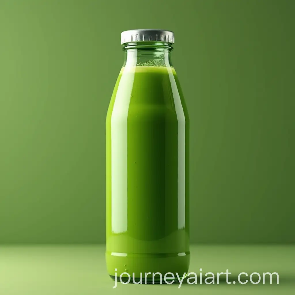 Matcha-Drink-Logo-Design-in-Green-Bottled-Style