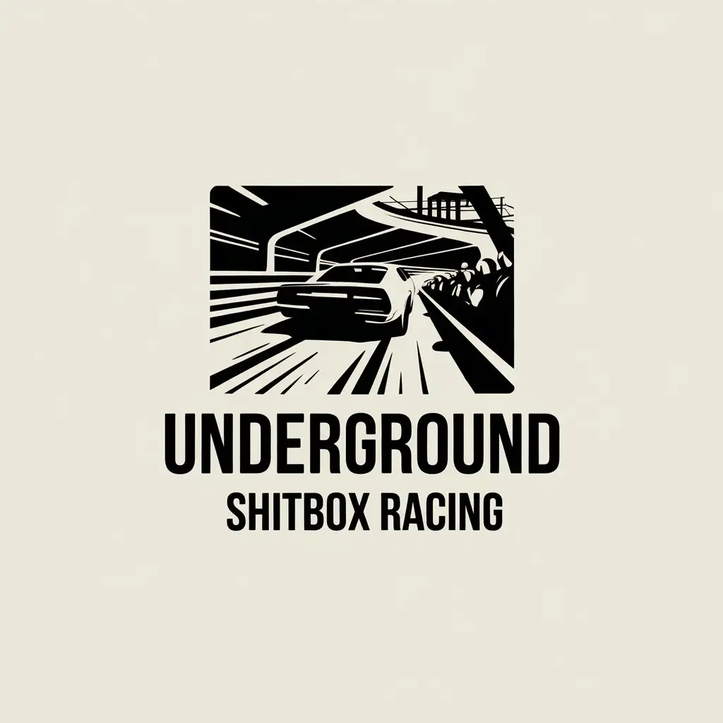 LOGO Design for Underground Shitbox Racing Illegal Car Scene Racing Club Theme