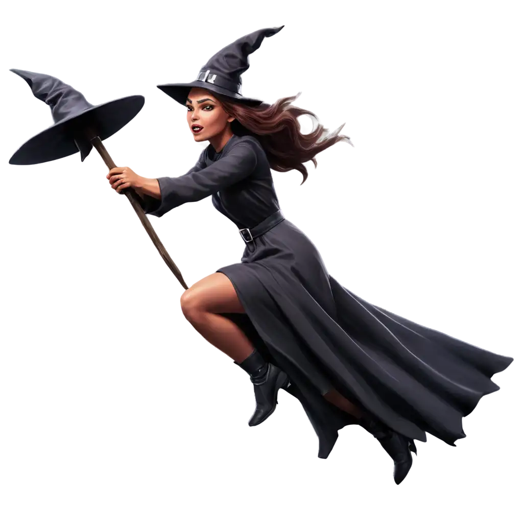 Enchanting-Witch-Flying-HighQuality-PNG-Image-for-Creative-Use