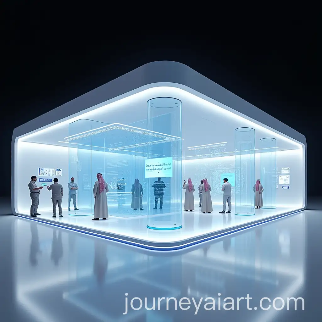 Futuristic-Exhibition-Stand-for-MOI-Saudi-at-ATWDS-2026-with-Transparency-and-Security-Theme