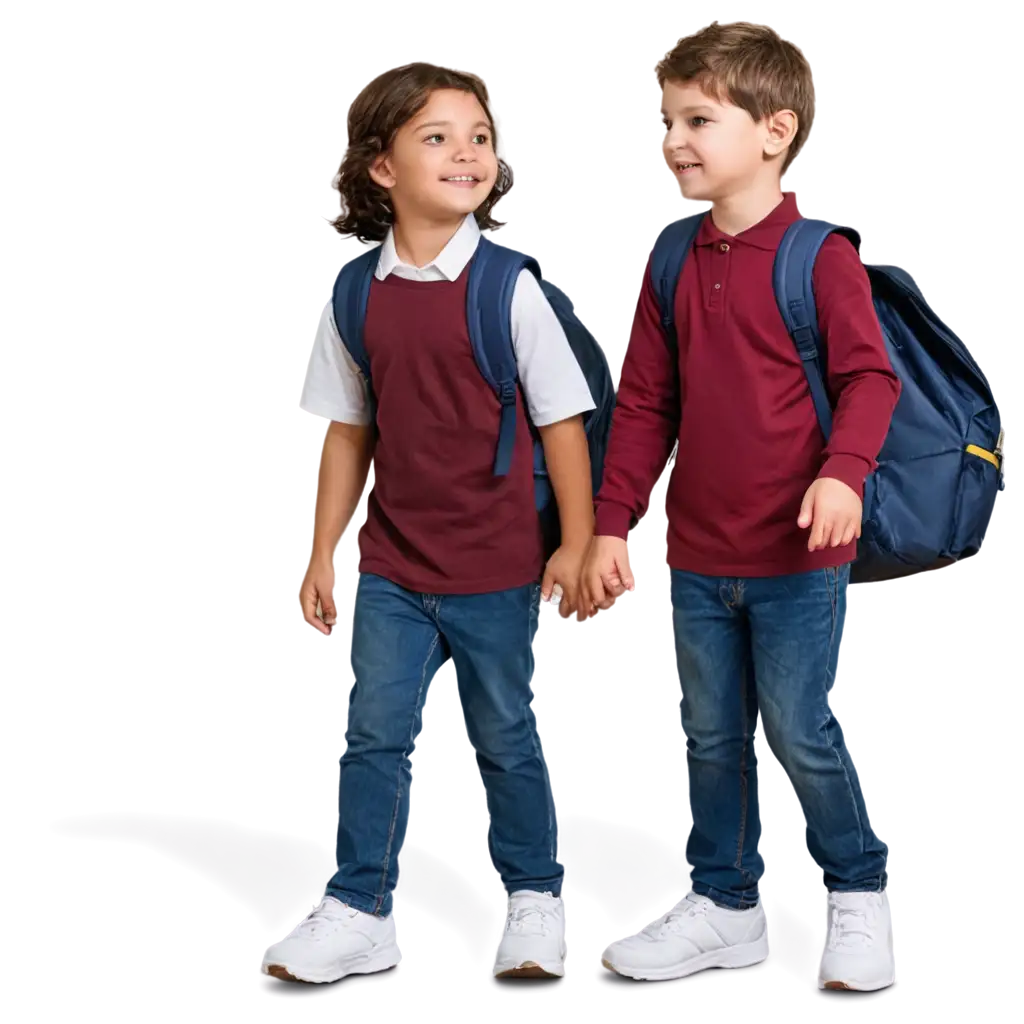 Cute-Little-Kids-with-School-Bags-PNG-Image-HighQuality-and-Versatile-for-Various-Uses