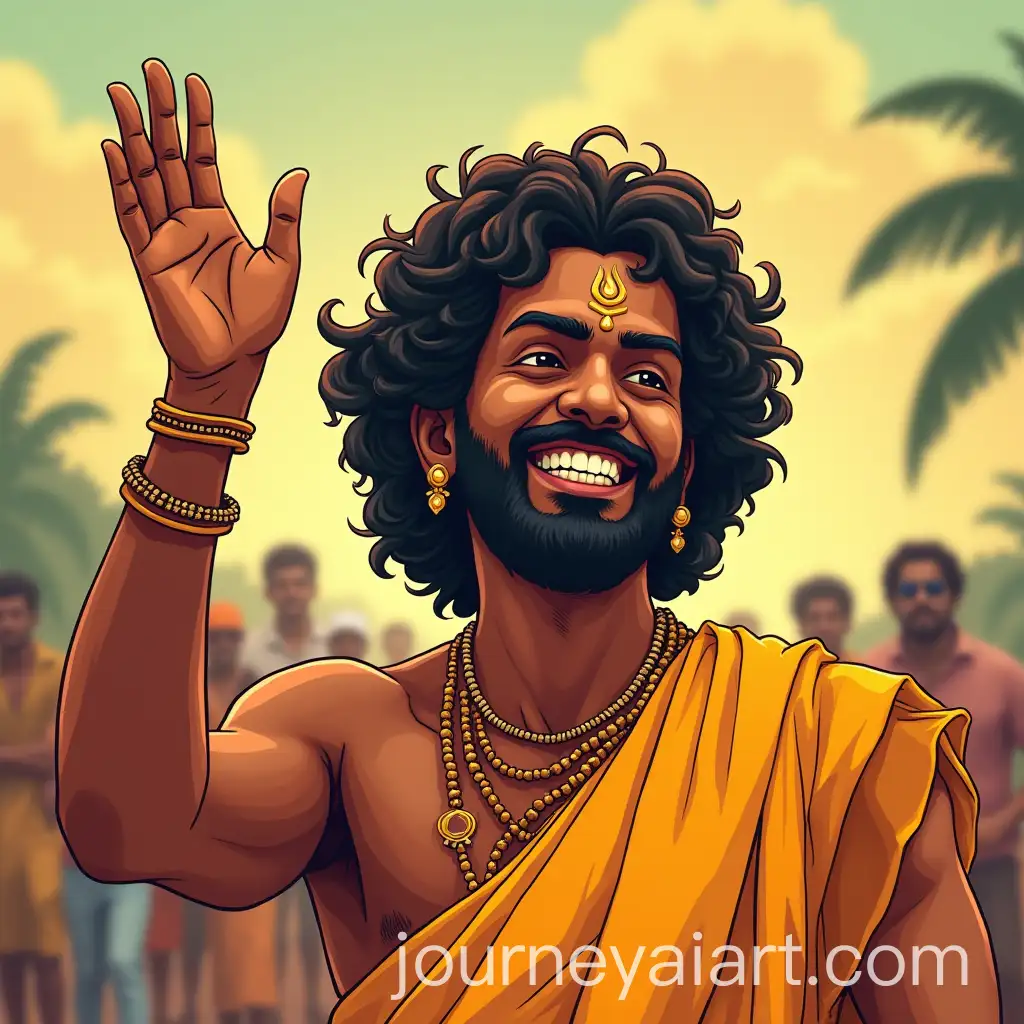 Maveli-Waving-Hello-in-Prakash-Raj-Style