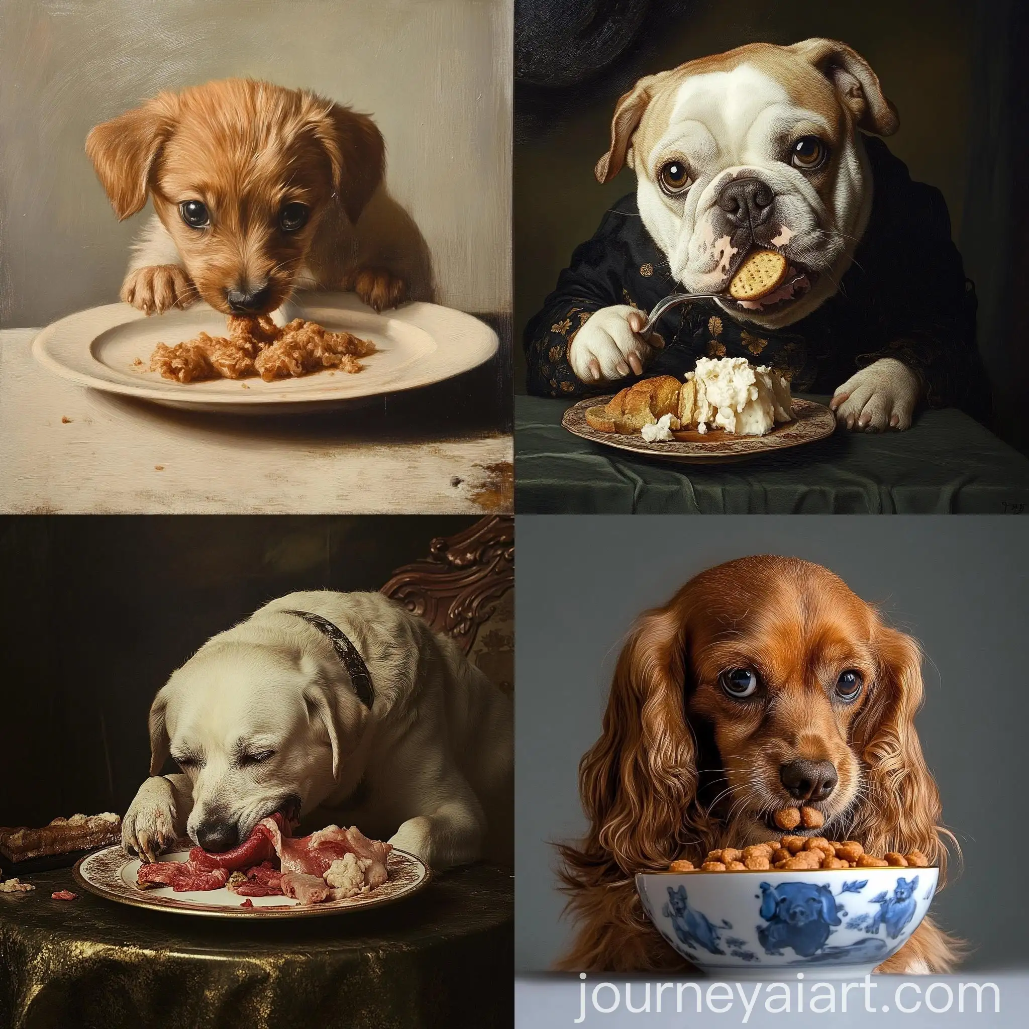 Hungry-Dog-Enjoying-Pedigree-Dog-Food