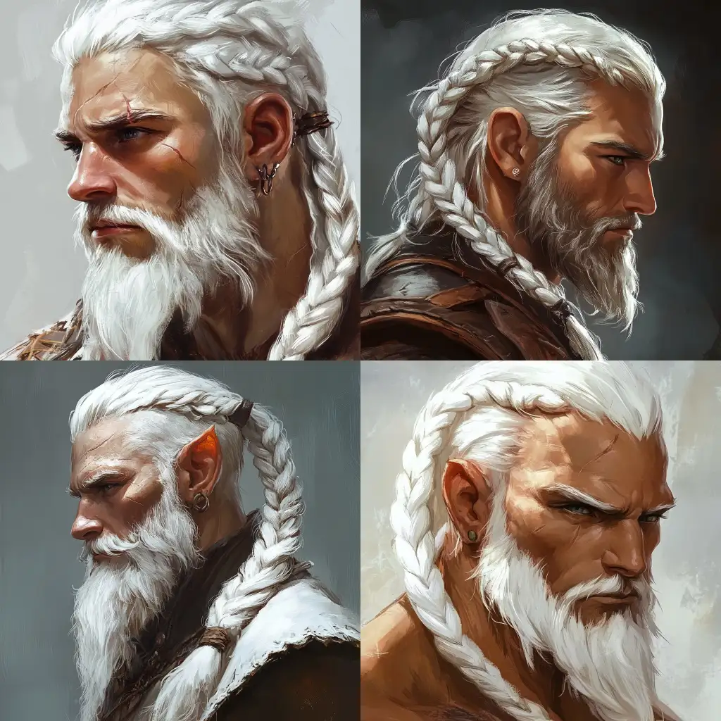 Fantasy-Dwarf-with-White-Braided-Hair-and-Short-Beard-in-Anime-Style