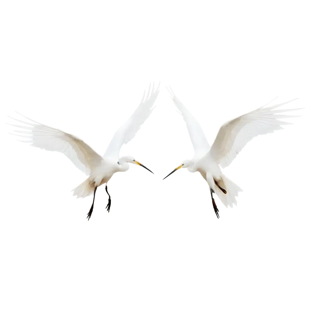 Graceful-White-Egrets-in-Flight-HighResolution-PNG-Image-with-Majestic-Avian-Detail