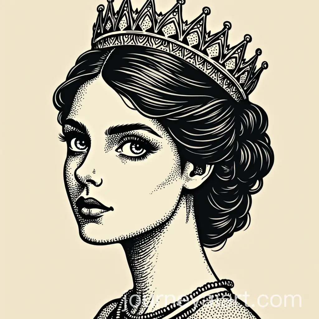 Elegant-Linocut-Tiara-Design-with-IntrAI-Art-Prompt-Expansionicate-Details