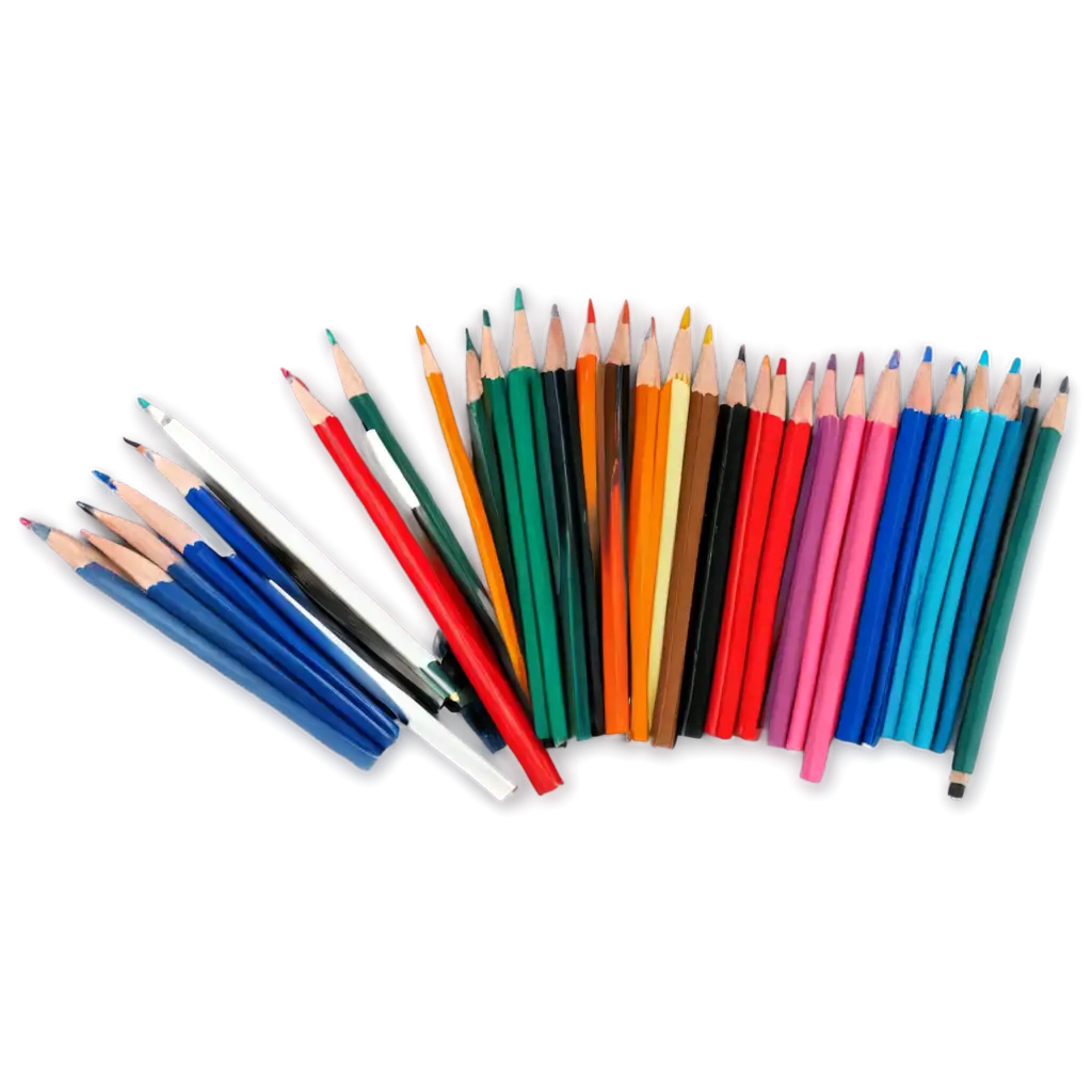 Books-and-Pencils-PNG-Image-Perfect-for-Educational-and-Creative-Projects