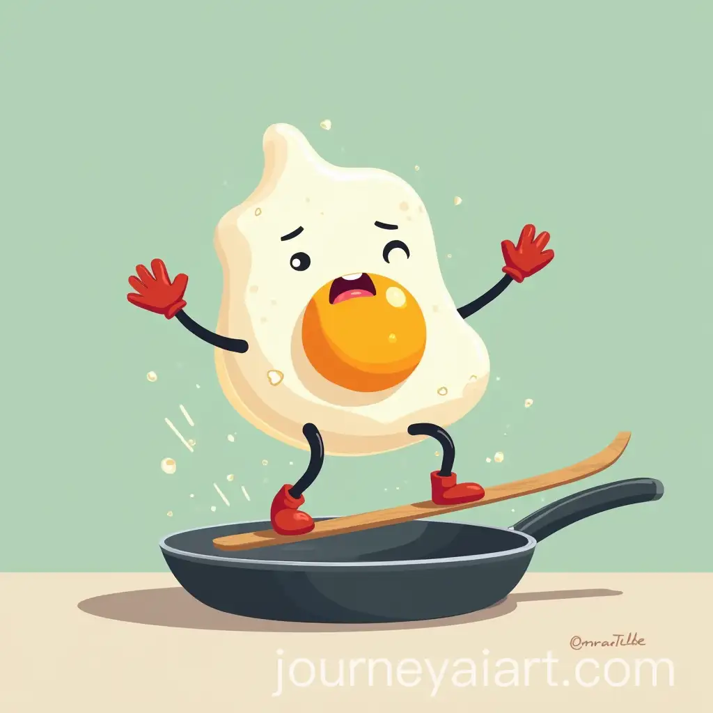 Egg-Skiing-Across-a-Frying-Pan-with-Wobbly-Legs