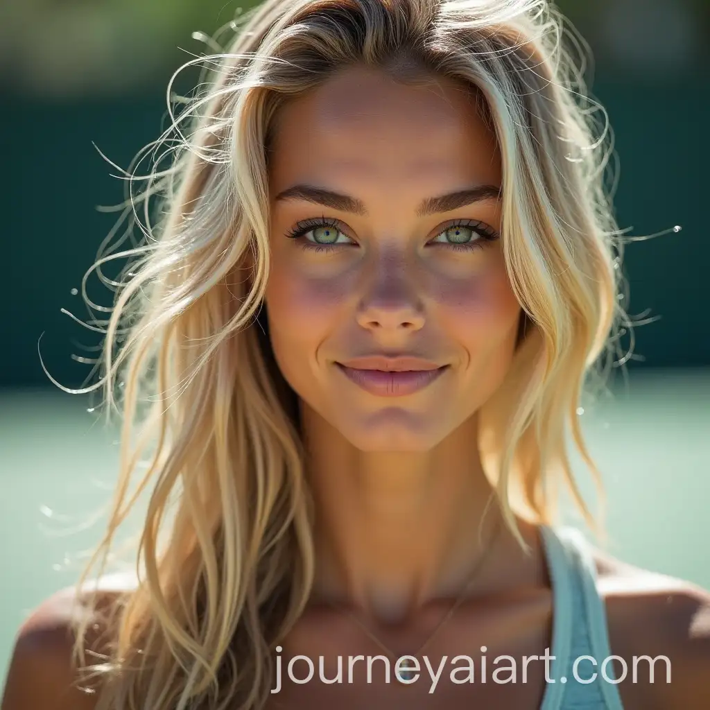 CloseUp-of-a-Beautiful-18YearOld-Argentinian-Girl-in-Padel-Clothes-on-a-Court