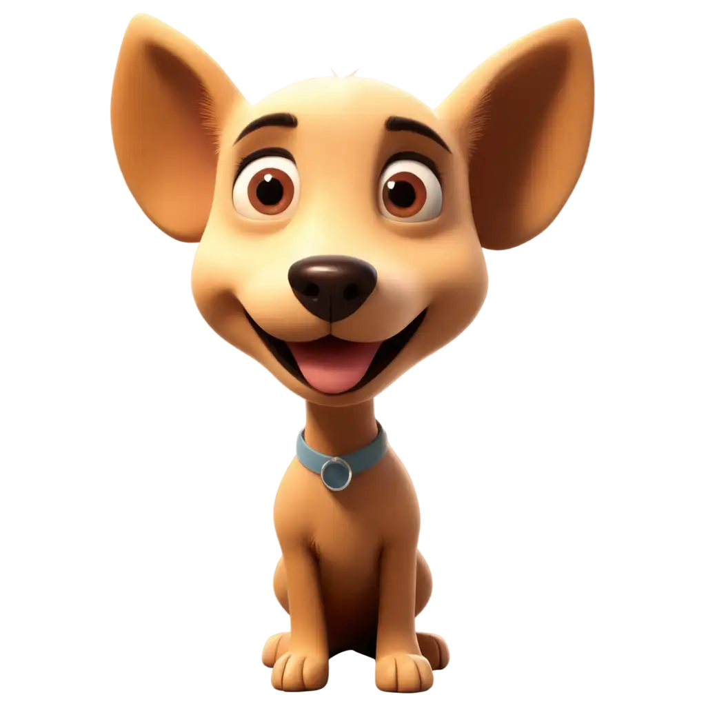 a cartoon dog
