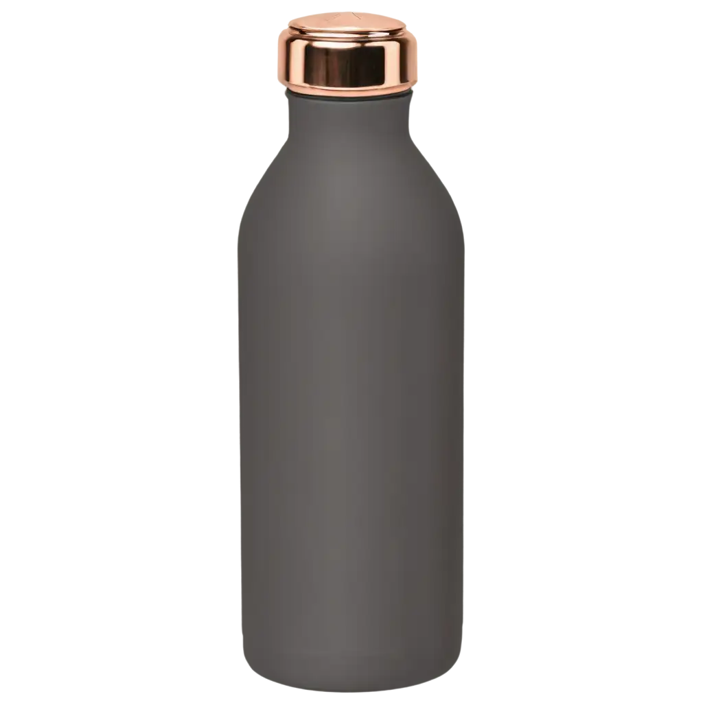 HighQuality-PNG-Image-of-a-Copper-Water-Bottle-for-Versatile-Use