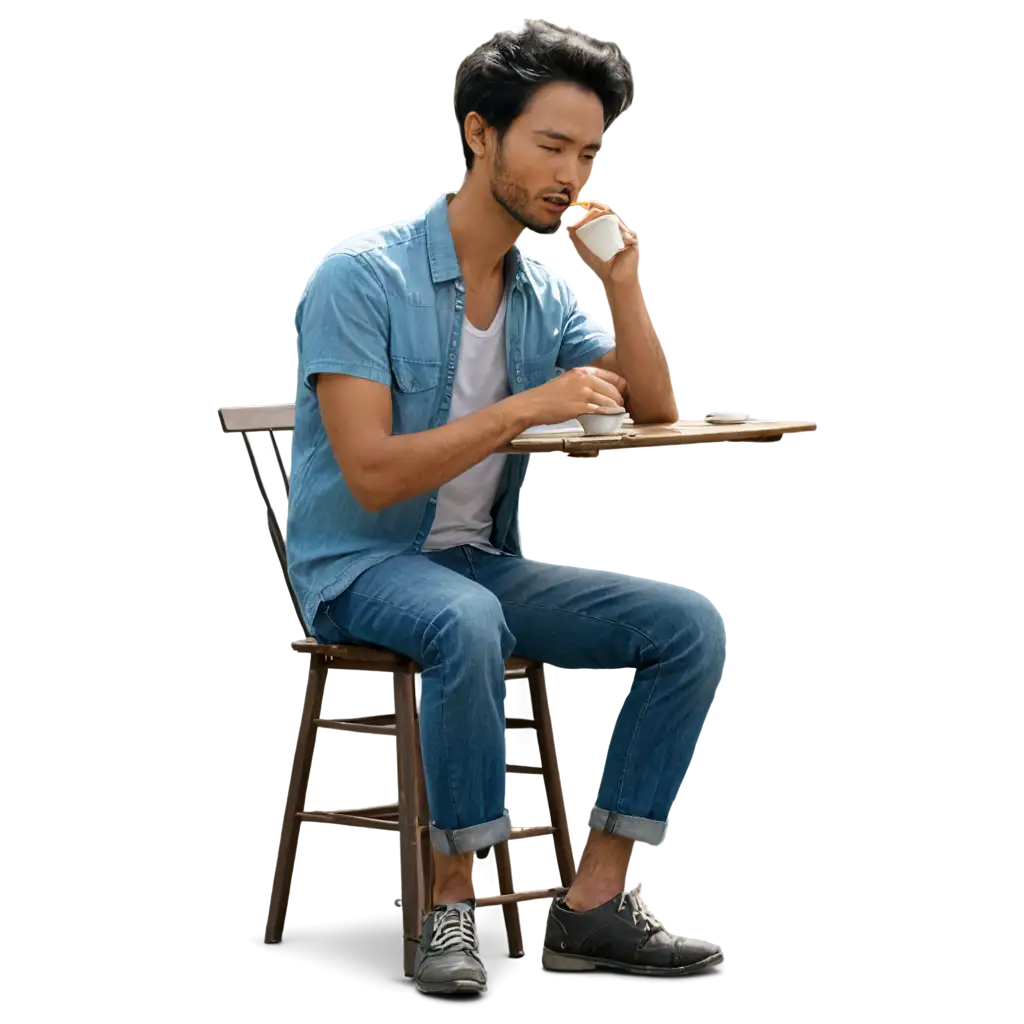 PNG-Image-of-a-Smug-Man-in-a-Rustic-Indonesian-Warung-Enjoying-Morning-Coffee-and-Cigarette