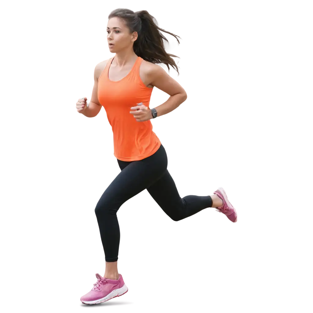 HighQuality-PNG-Image-of-a-Woman-Running-in-the-Gym-Enhance-Your-Fitness-Content-with-Crystal-Clear-Visuals