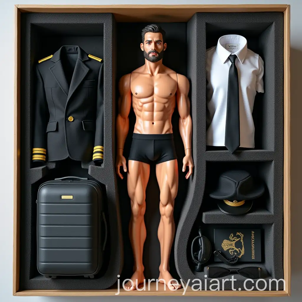 Luxury-Collectible-Action-Figure-of-Male-Airline-Pilot-with-Detailed-Accessories