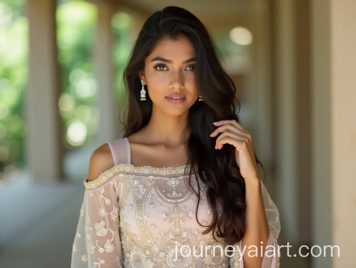 Portrait-of-a-Beautiful-Young-Indian-Teen-Model-in-Fashionable-Look