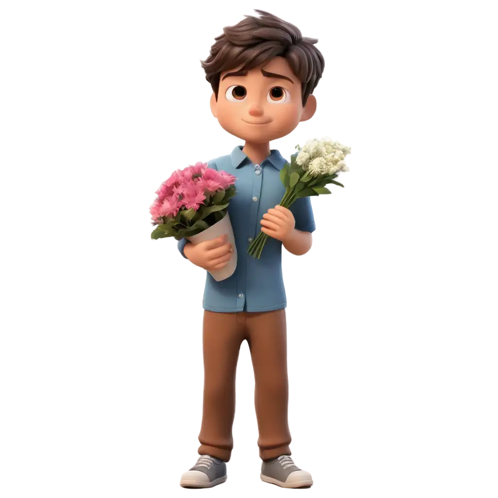 Animated-PNG-of-a-Boy-Apologizing-with-Flowers-in-Hand-Perfect-for-Love-and-Apology-Themes