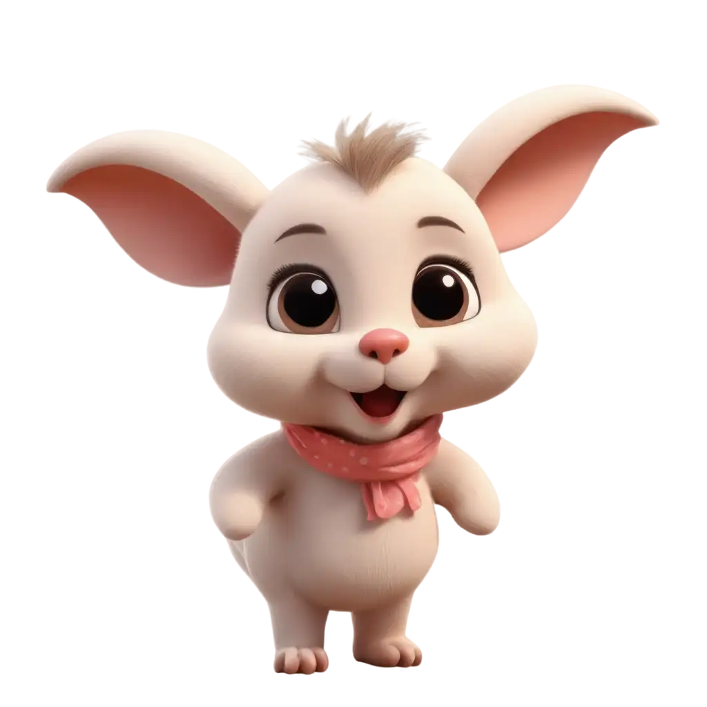 cartoon cute animal for sell give baby character cartoon cute beautiful uhd good image have text is circle write that Hello enter the world of imagination