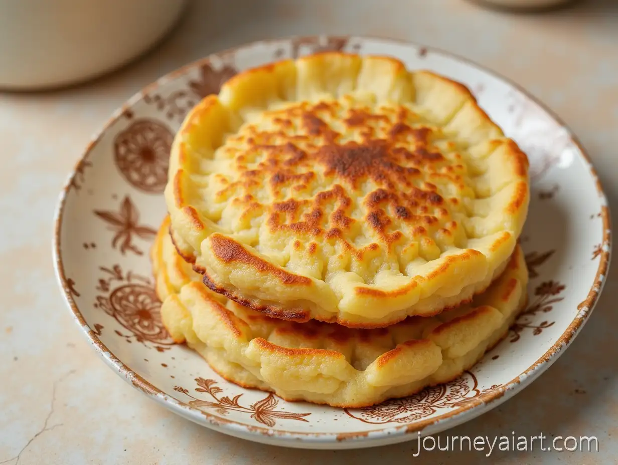 Venezuelan-Arepas-on-a-Rustic-Wooden-Table-with-Traditional-Fillings