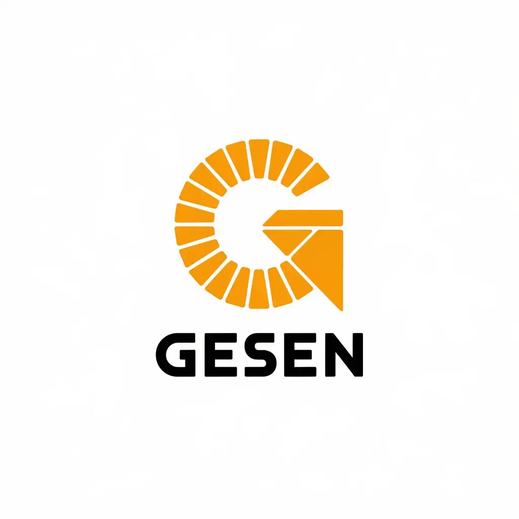 LOGO Design for GESEN SolarInspired G Letter in Construction Industry with Minimalistic Style