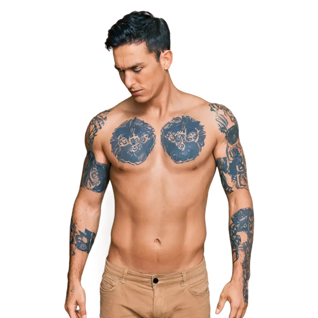 PNG-Image-of-a-Man-with-Tattoos-Capturing-Artistry-and-Expression