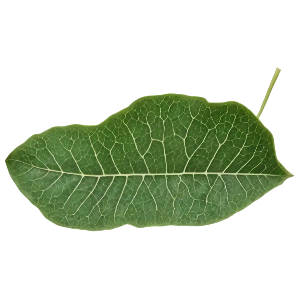 Kudzu-Leaf-PNG-Image-on-White-Background-HighQuality-Visual-Representation