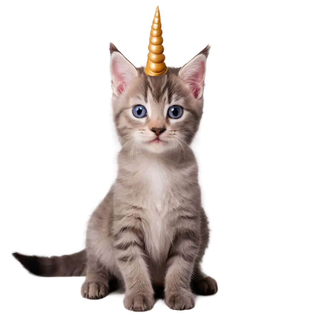 Cute-Kitten-with-Unicorn-Horn-PNG-Image-Adorable-Fantasy-Concept