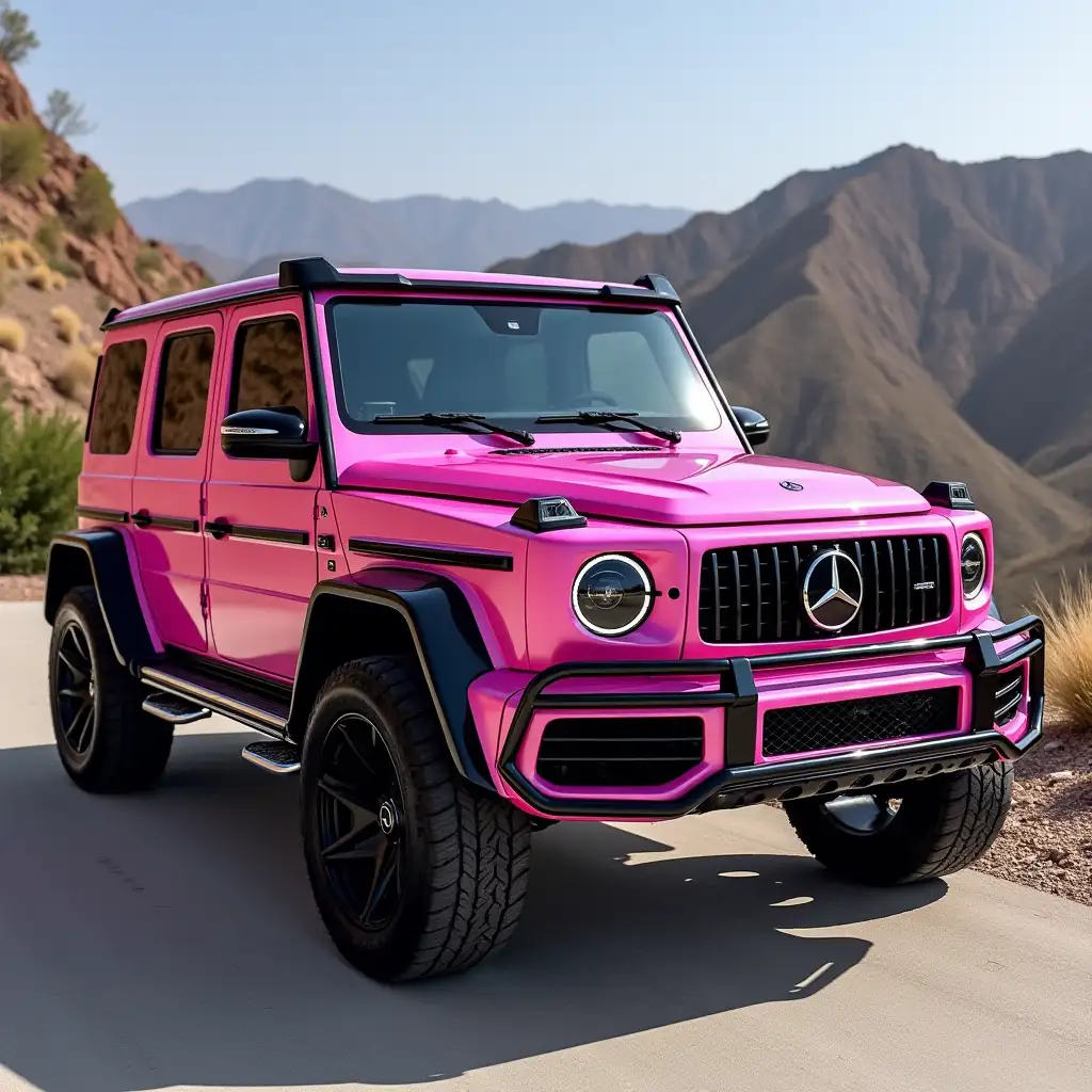 2024 Hot Pink AMG G Wagon 4x4 Driving OffRoad Adventure