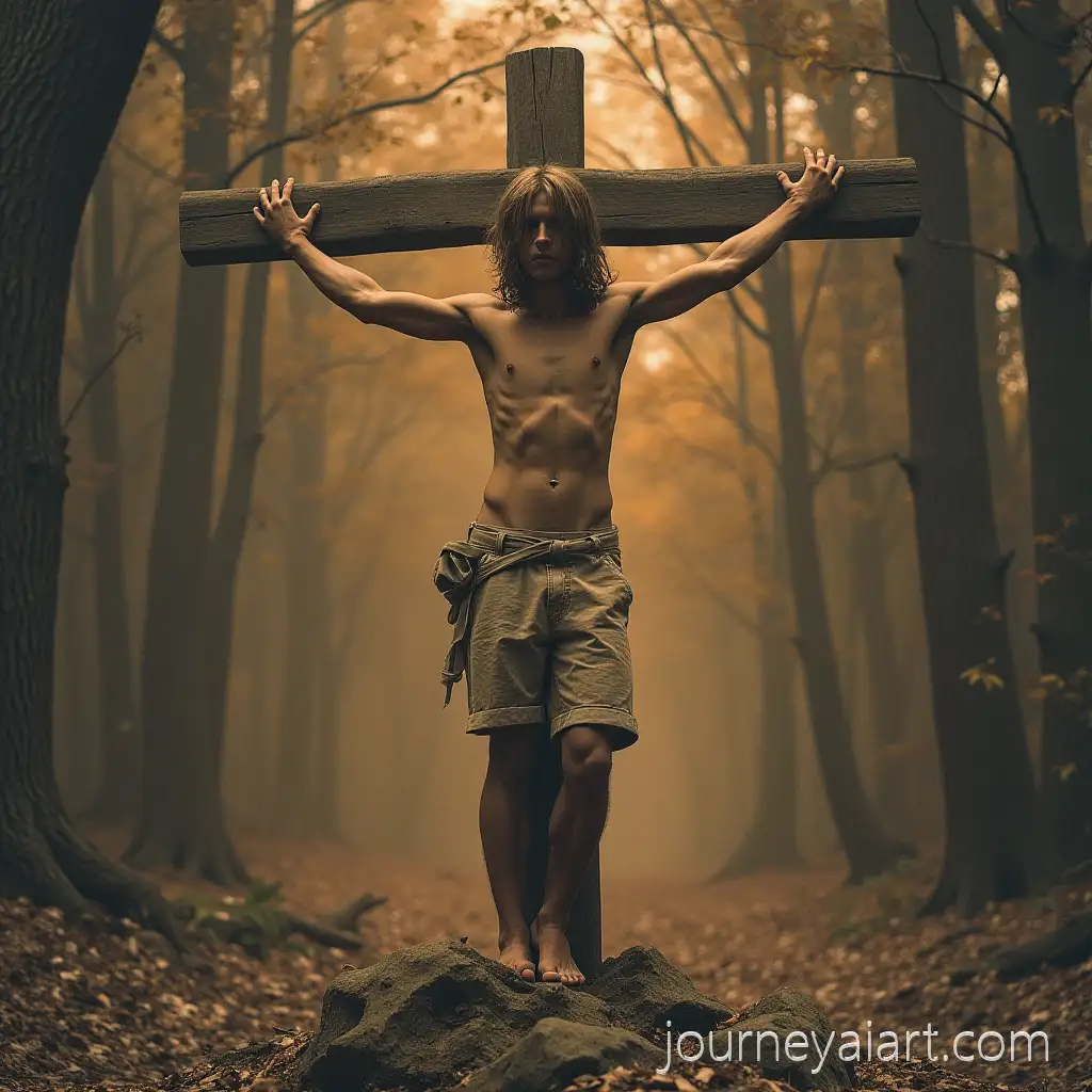 Dramatic-Young-Boy-Crucifixion-Scene-in-Emotional-Realism