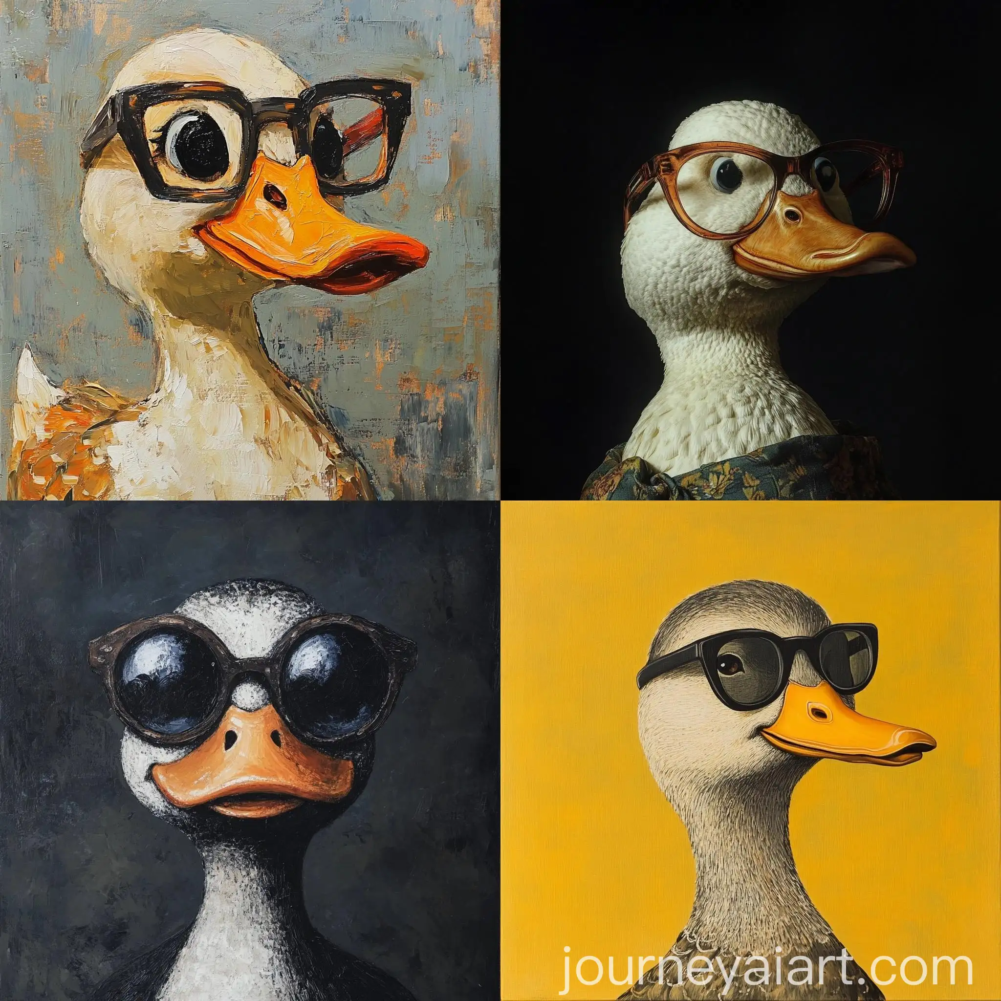 Duck-Wearing-Glasses-Holding-a-Bazooka