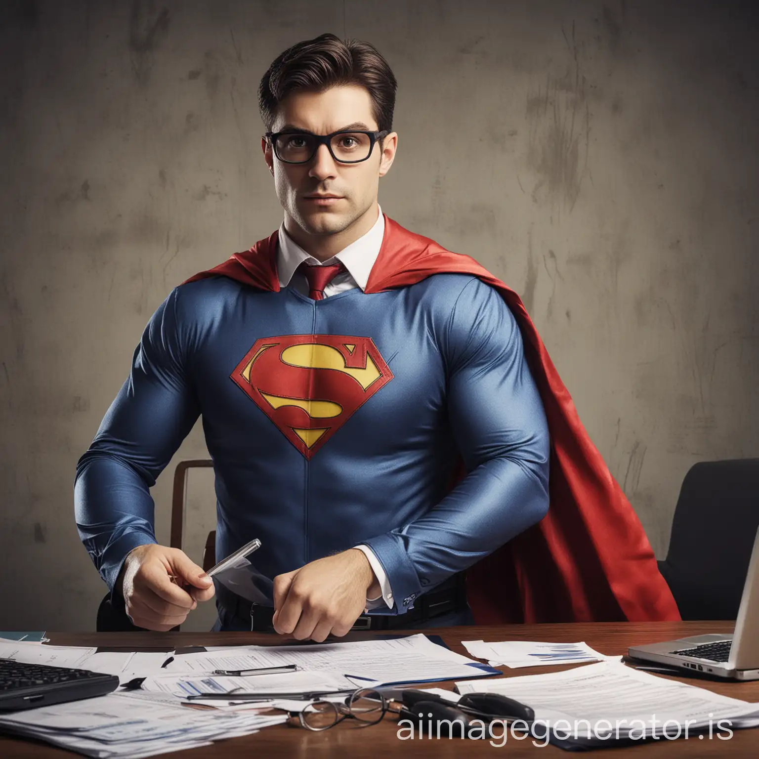 financial auditor superhero