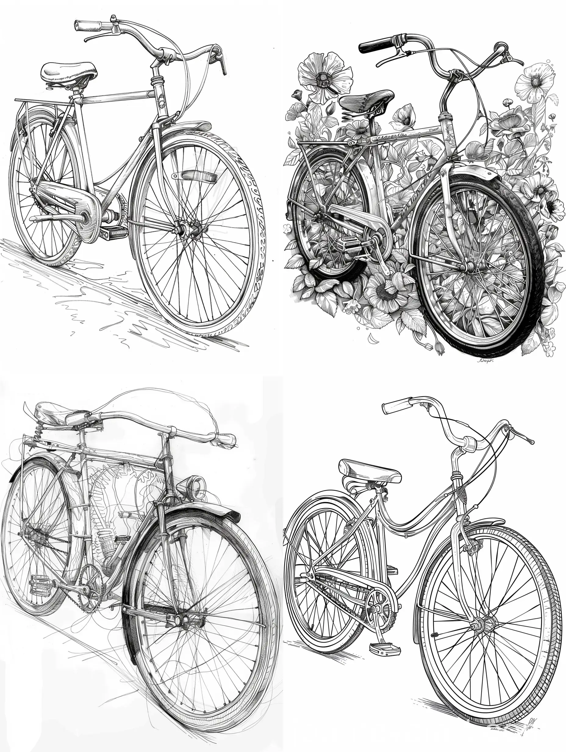 Minimalist-Bicycle-Line-Art-in-Monochrome