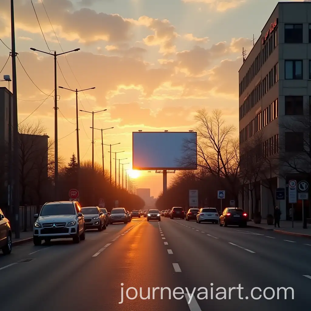 Billboard-at-Sunrise-on-Tehran-Street