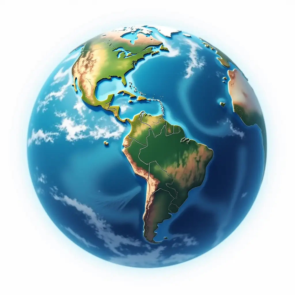 earth with a transparent background