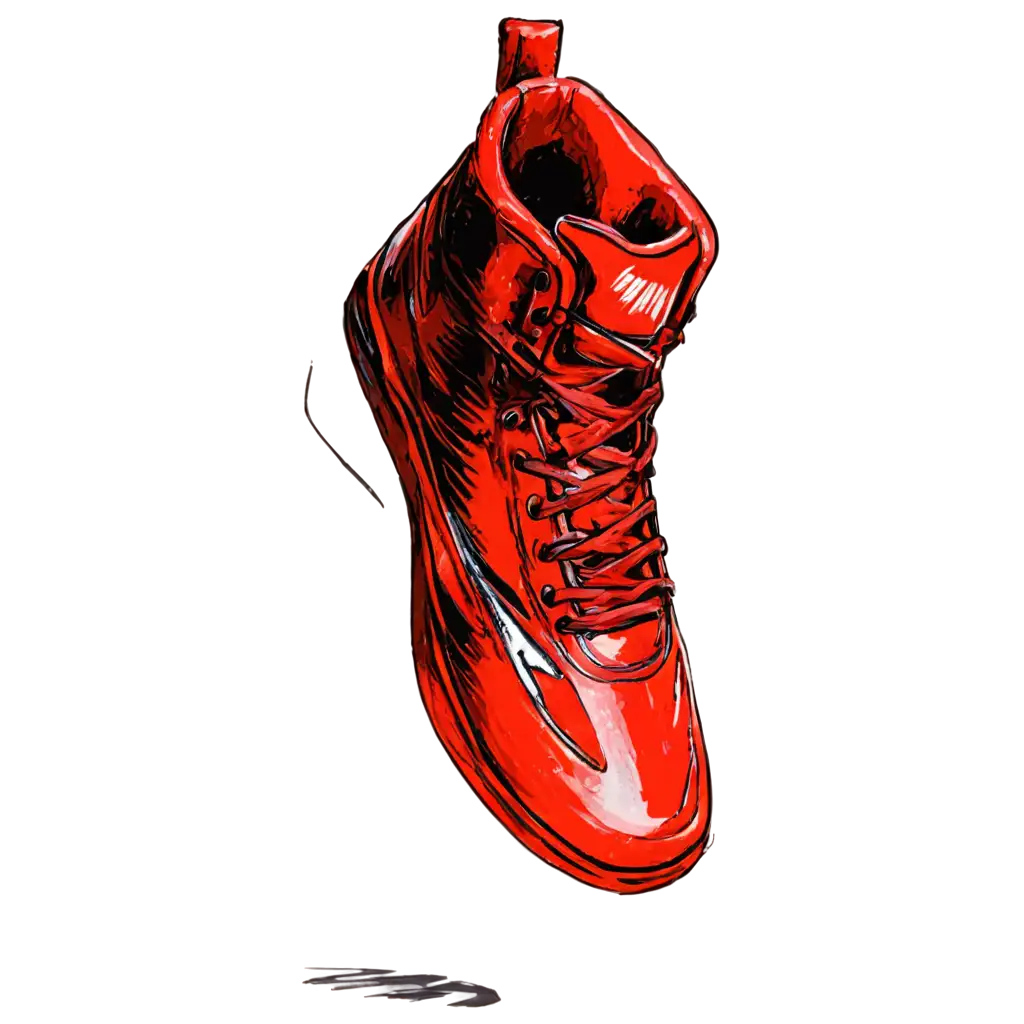 Drawing basketball shoes