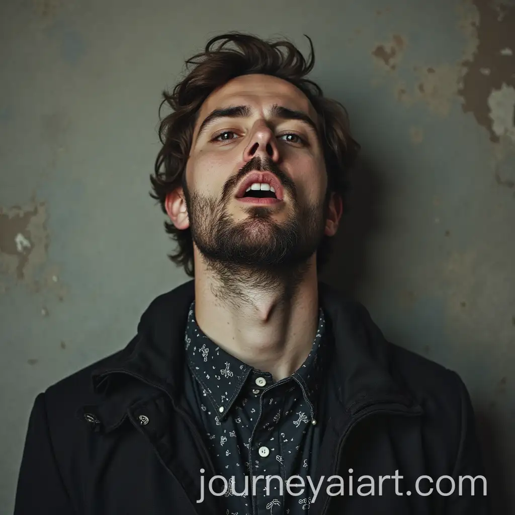 Man-Struggling-with-Unspoken-Words-and-Throat-Pain