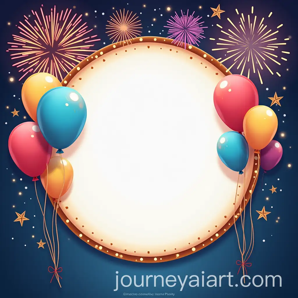Birthday-Invitation-with-Balloons-Fireworks-and-Photo-Frame