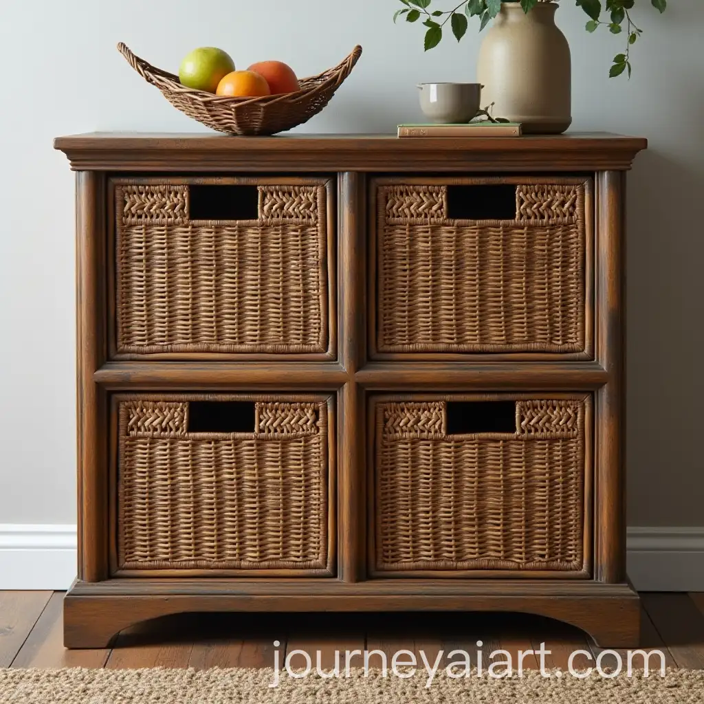 Rustic-Wooden-Storage-Design-with-Woven-Details