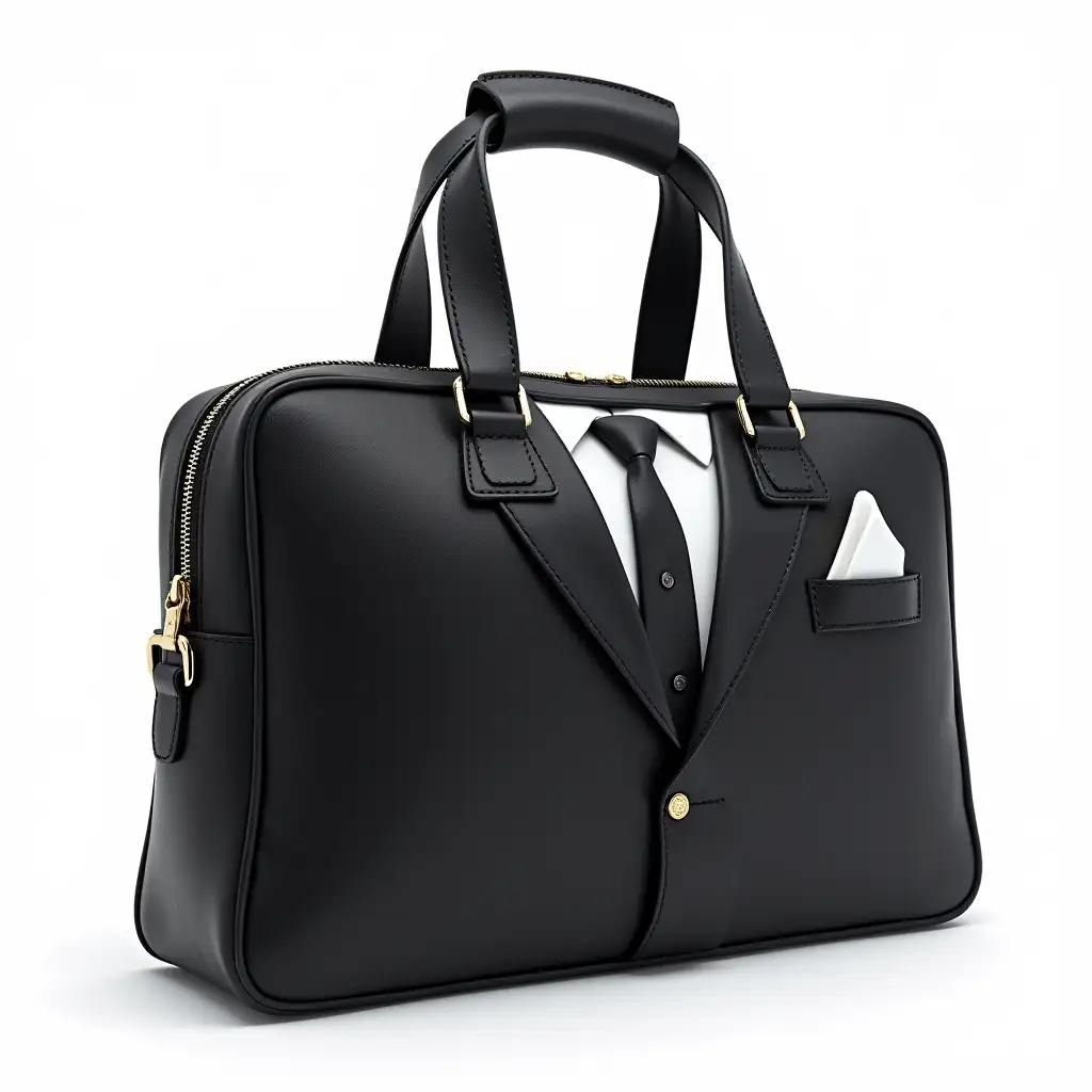 HyperRealistic-Office-Bag-Designed-with-Formal-Suit-Elements